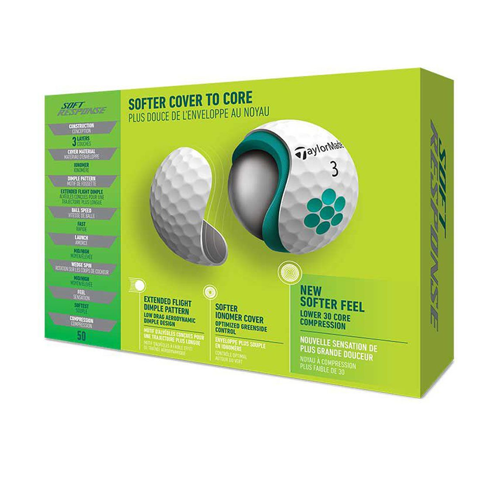  Soft Response Golf Balls (12 Balls Pack) - White